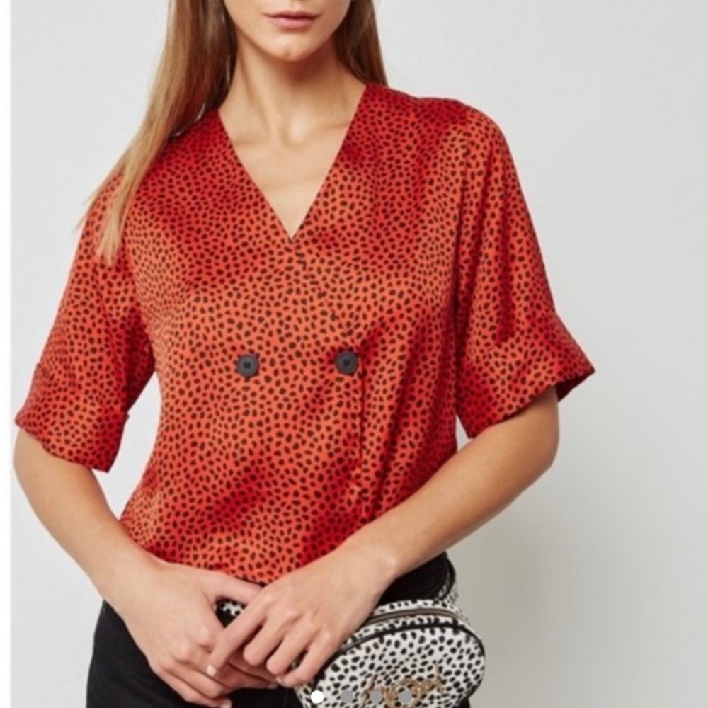 NWT Red Cheetah Print from Topshop
